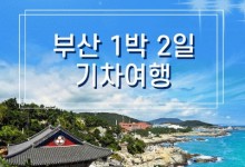 KTX서울역/광명역/오송역]- 부산 명소 탐방 & 해운대 해변열차 & 태종대 여행 (1박2일)-호텔급