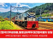 [경상권/충청권/수도권출발] 협곡3)무섬마을,월영교&백두대간협곡열차 당일