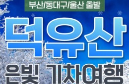 [KTX부산/울산/동대구] 은빛 설산 덕유산 곤도라&하늘 물빛정원 당일 기차여행-겨울