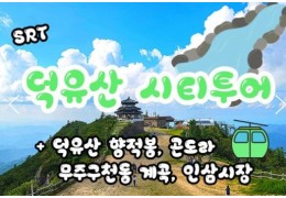 SRT - 덕유산 향적봉(정상) & 관광곤도라 & 무주구천동계곡 여행(당일)