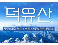 무궁화호 - 덕유산 눈꽃 & 관광곤도라 설경 & 무주구천동 & 하늘물빛정원 여행(당일)