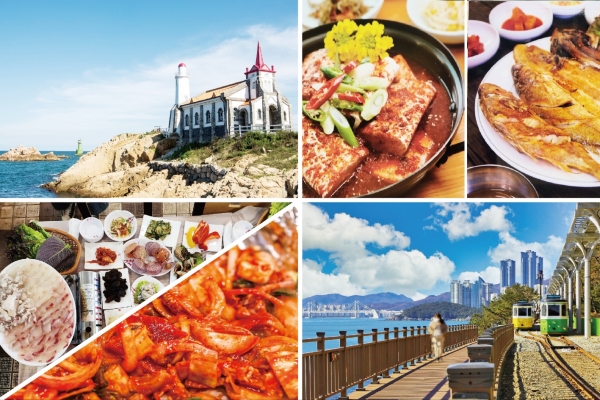 [KTX-1박]♠호텔♠바다별미(해동용궁사+해운대해변열차+다대포)