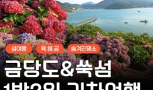 [KTX] 섬섬투어(금당도 해상투어+수국 쑥섬)&팔영산 치유의 숲 1박2일 기차여행-4식