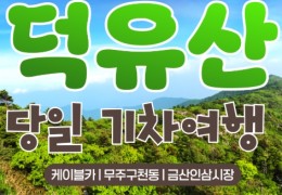 [수원역출발]무궁화호 - 덕유산 향적봉 & 관광곤도라 & 무주구천동계곡 여행(당일)