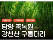 [수서역 출발] KTX - 강천산 구름다리 가을단풍 & 담양죽녹원 & 메타세콰이어 여행(당일)