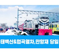 [수도권/경상권출발] ★겨울눈꽃★태백산&협곡열차, 함백산 만항재(당일)