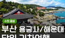 (수원출발)KTX - 부산시티투어(2탄) - 해운대 해변열차 & 용궁사 & 자갈치시장 여행(당일)