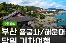 (수원출발)KTX - 부산시티투어(2탄) - 해운대 해변열차 & 용궁사 & 자갈치시장 여행(당일)