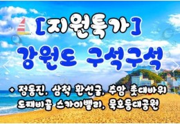 KTX - 강원도 구석구석 & 정동진 & 환선굴 & 추암 & 묵호항 여행(당일)