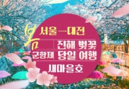 (수원역출발) ITX-새마을 - 환상의 진해벚꽃 & 군항제 여행 (당일) - 왕복 대전역