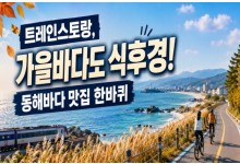 [1박2일/미식열차] 트레인스토랑, 가을 바다도 식후경! 동해바다 맛집 한바퀴 (5식제공)