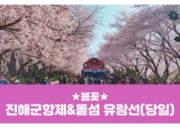 [경상권/충청권/수도권출발] 진해군항제&돝섬 유람선(당일)