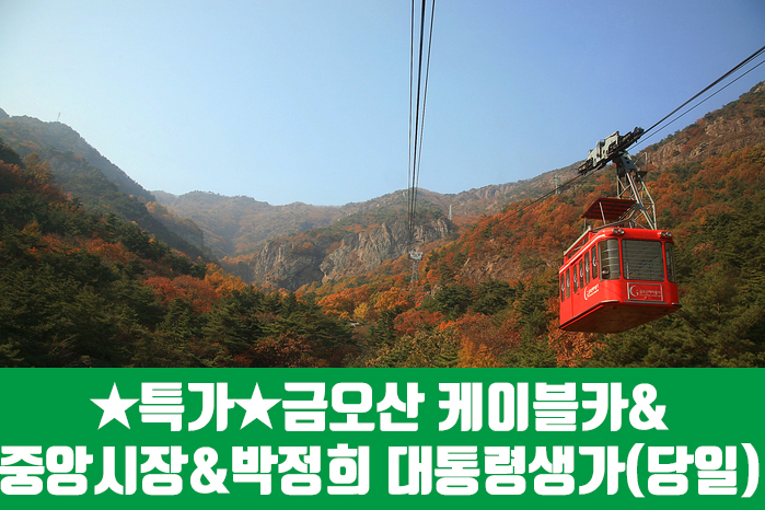 ★[구미편]금오산 케이블카&해운사 대혜폭포(당일)