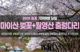 [수도권/충청권/경상권출발]★봄꽃★마이산 탑사 벚꽃&월영산 출렁다리(당일)
