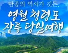 [무궁화호] 단종의 역사가 깃든 영월 청령포&장릉&청풍케이블카 당일 기차여행