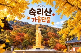 [수도권/충청권/경상권출발] ★가을단풍★속리산 법주사&세조길(당일)